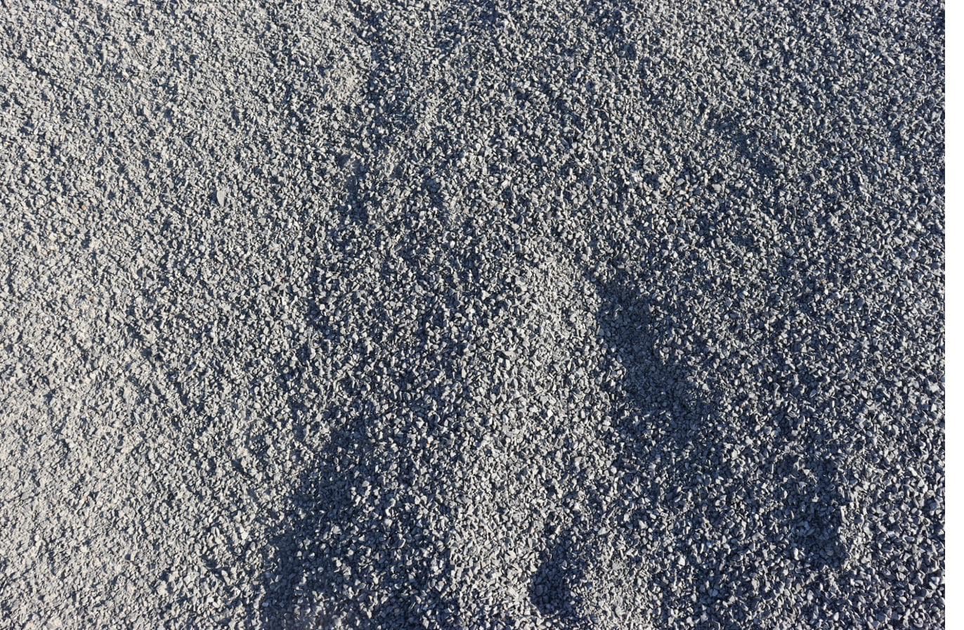 Close-up texture of concrete gravel aggregate